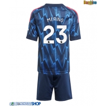Maglie da calcio Arsenal Mikel Merino #23 Seconda Maglia Bambino 2025-26 Manica Corta + Pantaloni corti)